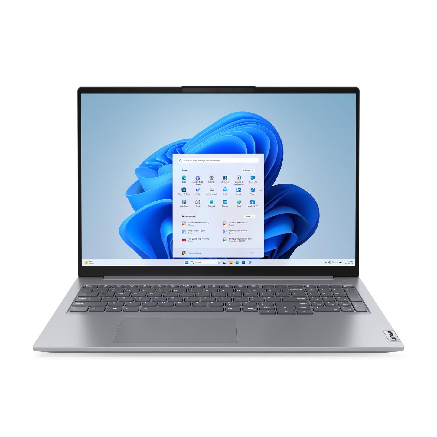 Lenovo ThinkBook 16 G8 21SK0030GQ 16” IPS FHD Laptop Core Ultra 7 255H 16GB 512GB + Case