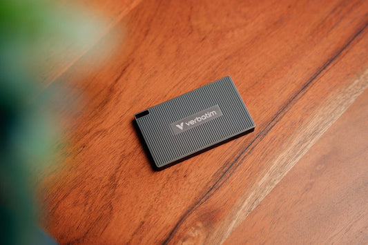 Verbatim Metal Mini SSD 32031 1TB USB-C Portable NVMe SSD External Solid State Drive 2000MB/s
