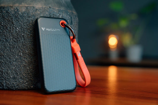Verbatim Pocket SSD 32196 2TB USB-C Portable NVMe SSD External Solid State Drive 1000MB/s