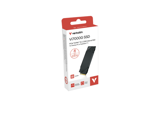 Verbatim Vi7000G 49369 4TB M.2 2280 PCIe NVMe SSD Internal Solid State Drive