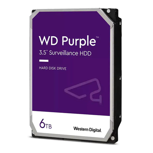 Western Digital Purple WD64PURZ 6TB 3.5" SATA Surveillance HDD 5400RPM 256MB Cache