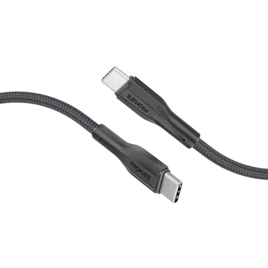 Promate XCord-CC300 Black USB-C to USB-C 60W Fast Charging Cable XCORD-CC300.BLACK 6959144069517