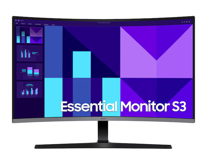 Samsung 27" Curved Essential Monitor S3 LS27D392GAMXUE 100Hz FHD