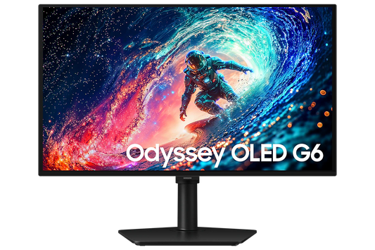Samsung 27" Odyssey OLED G6 QHD 240Hz Gaming Monitor LS27HG612SMXUE