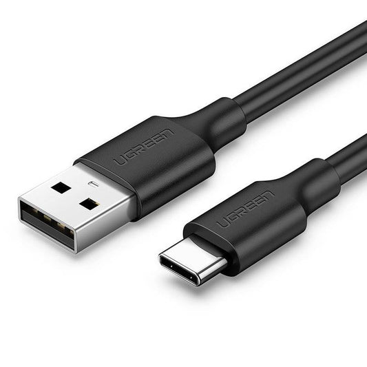 Ugreen cable USB - USB Type C 480 Mbps 3 A 1 - 1.5 m cable Black - White (US287 60117) + Compare