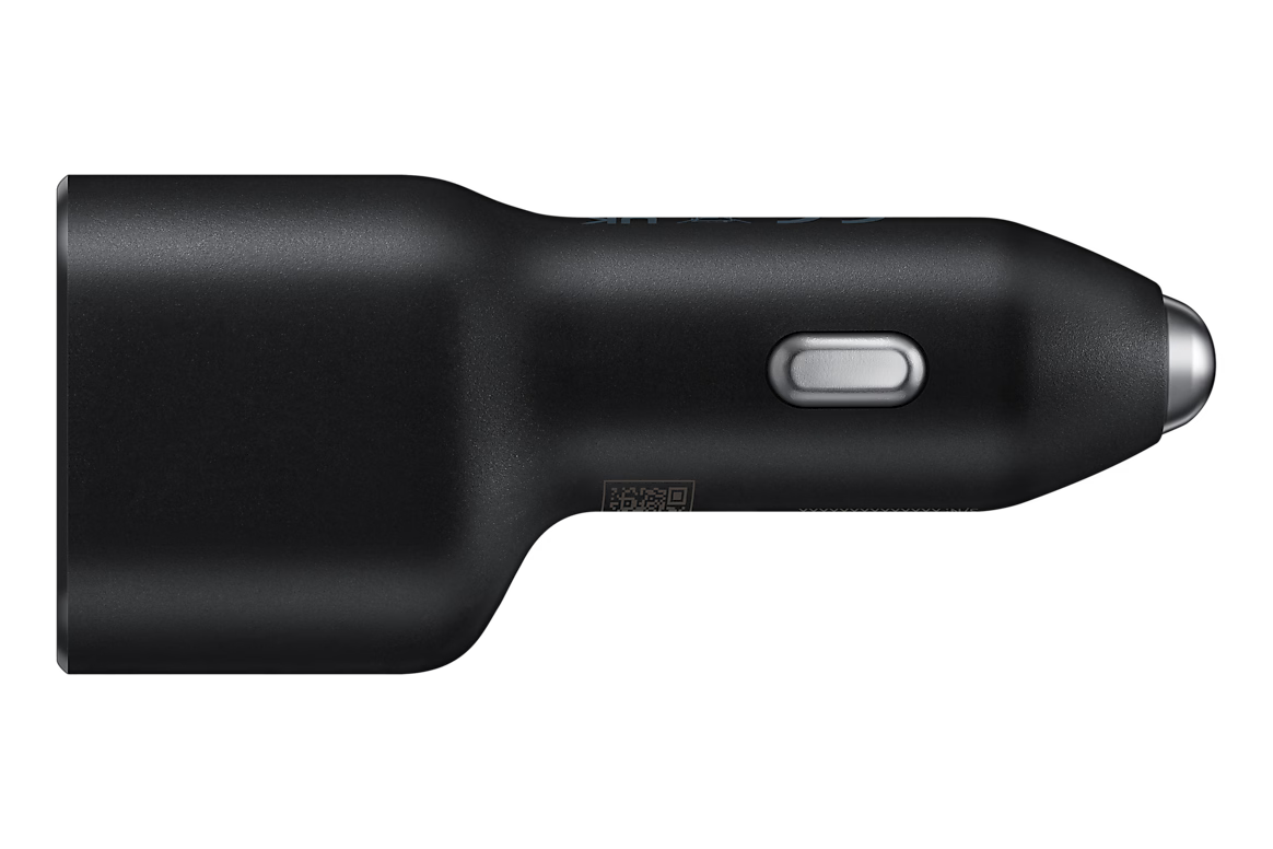Samsung 40W Dual Port Car Charger EP-L4020NBEGWW – USB-C Fast Charging Car Adapter
