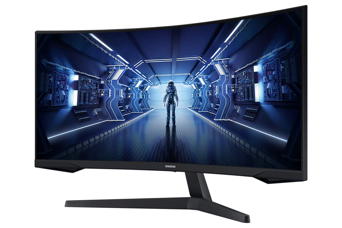 Samsung 34" Odyssey G5 Curved Ultrawide Monitor LC34G55TWWMXZN 165Hz WQHD