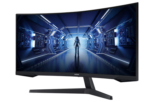 Samsung 34" Odyssey G5 Curved Ultrawide Monitor LC34G55TWWMXZN 165Hz WQHD