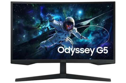 Samsung 27" Odyssey G5 G55C Curved QHD Gaming Monitor LS27CG552EMXUE FreeSync HDR10