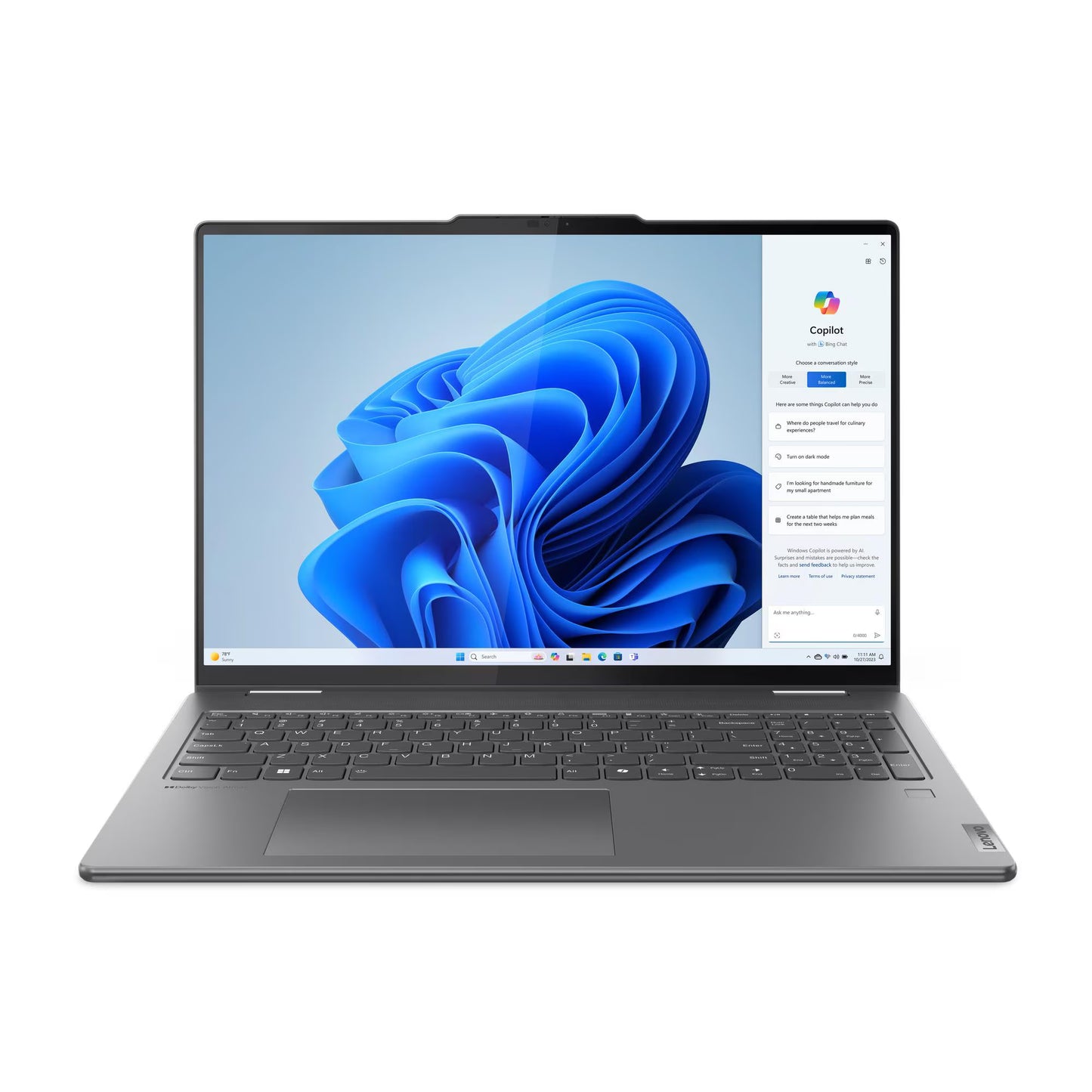 Lenovo Yoga 7 83DL0002US 16” Touch Laptop Core Ultra 7 155U 16GB 1TB